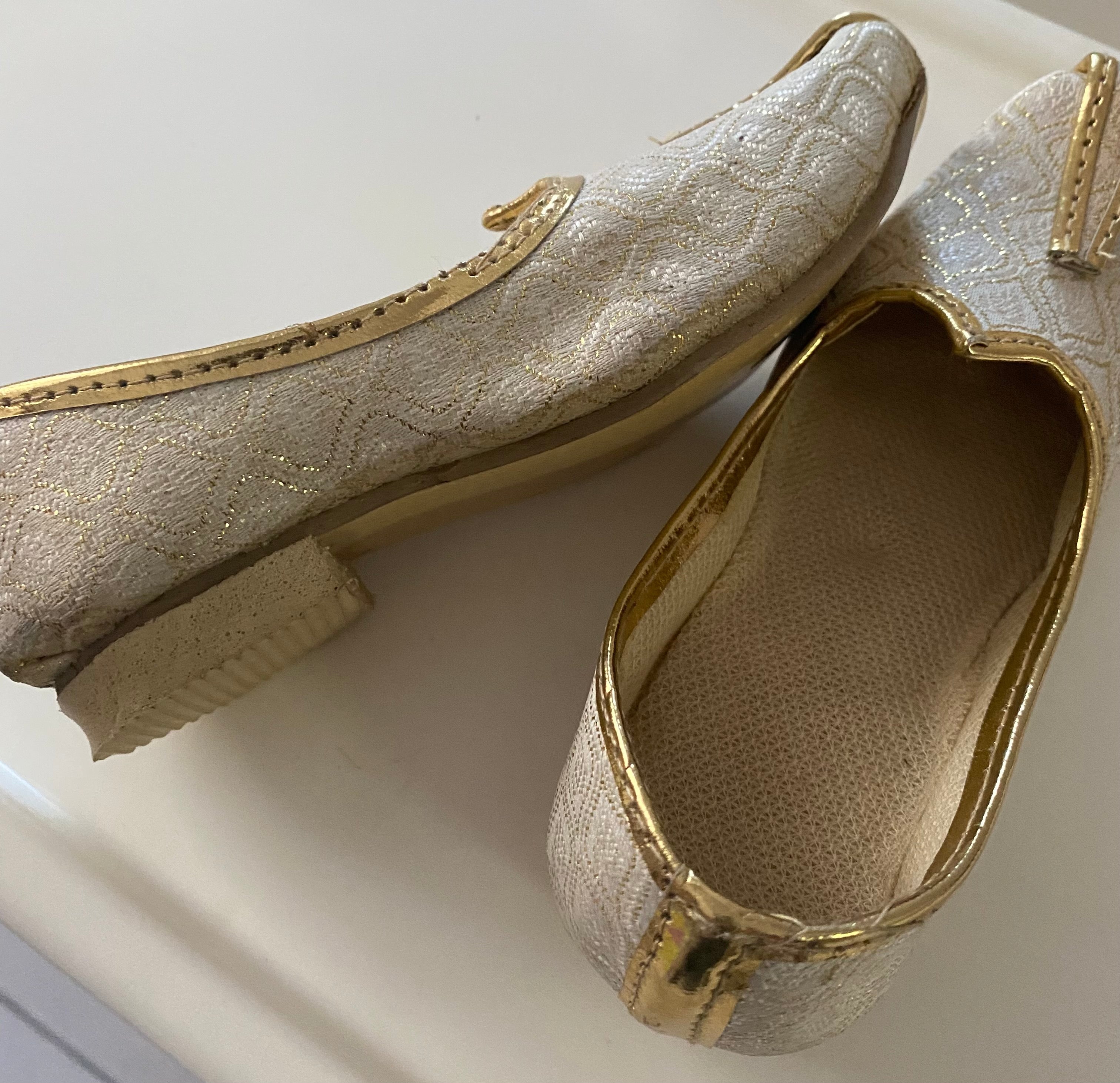 Boys ethnic footwear - GOLD