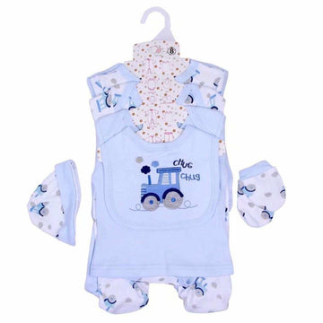 ChuK ChuK -8pc Organic Newborn baby set