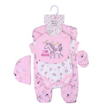 Unicorn 8 pc organic new born set