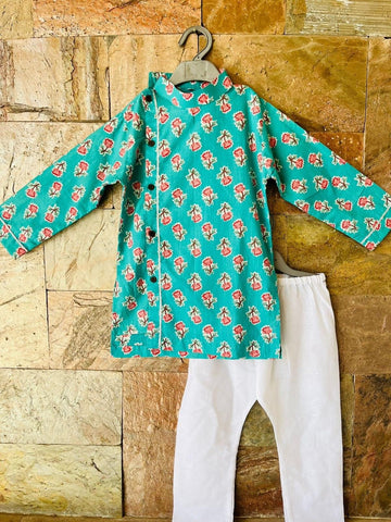 Umang Teal kurta pajama set