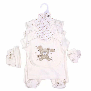 Mr Bean- 8pc Organic Newborn Baby Set