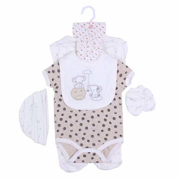 Bubbles - 5pc Organic Newborn Baby Set