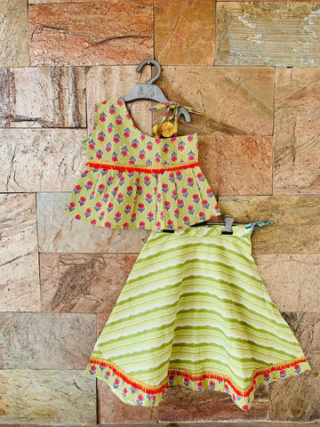 Fern green - princess ethnic wear