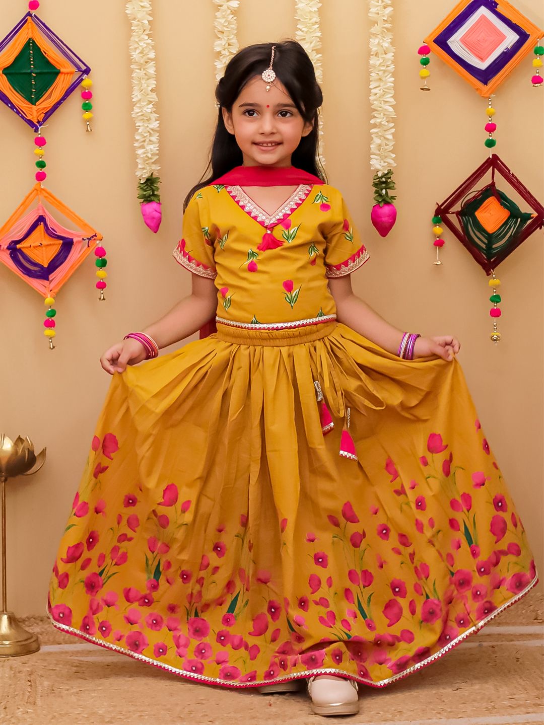 Lehenga Choli Set Girl