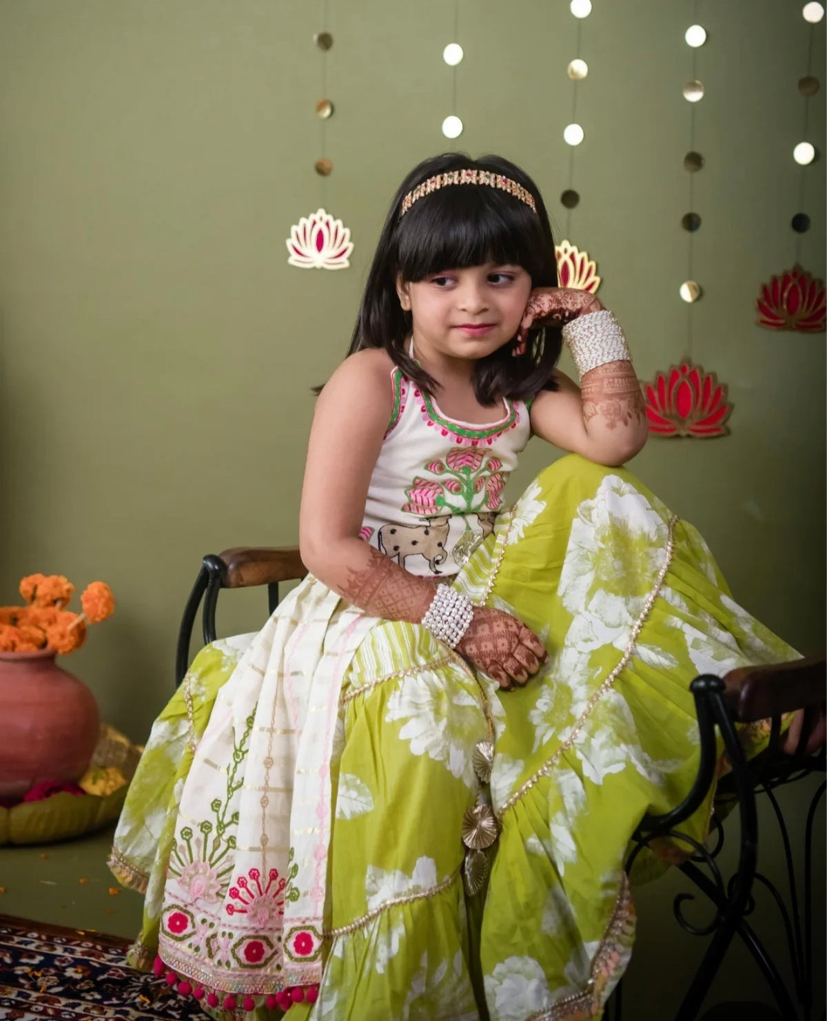 Ghoomar lehenga choli set