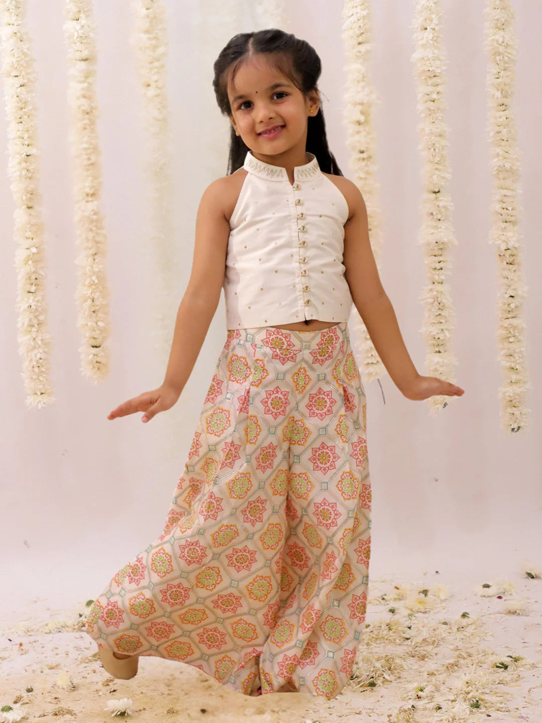 Mehfil off white cord set