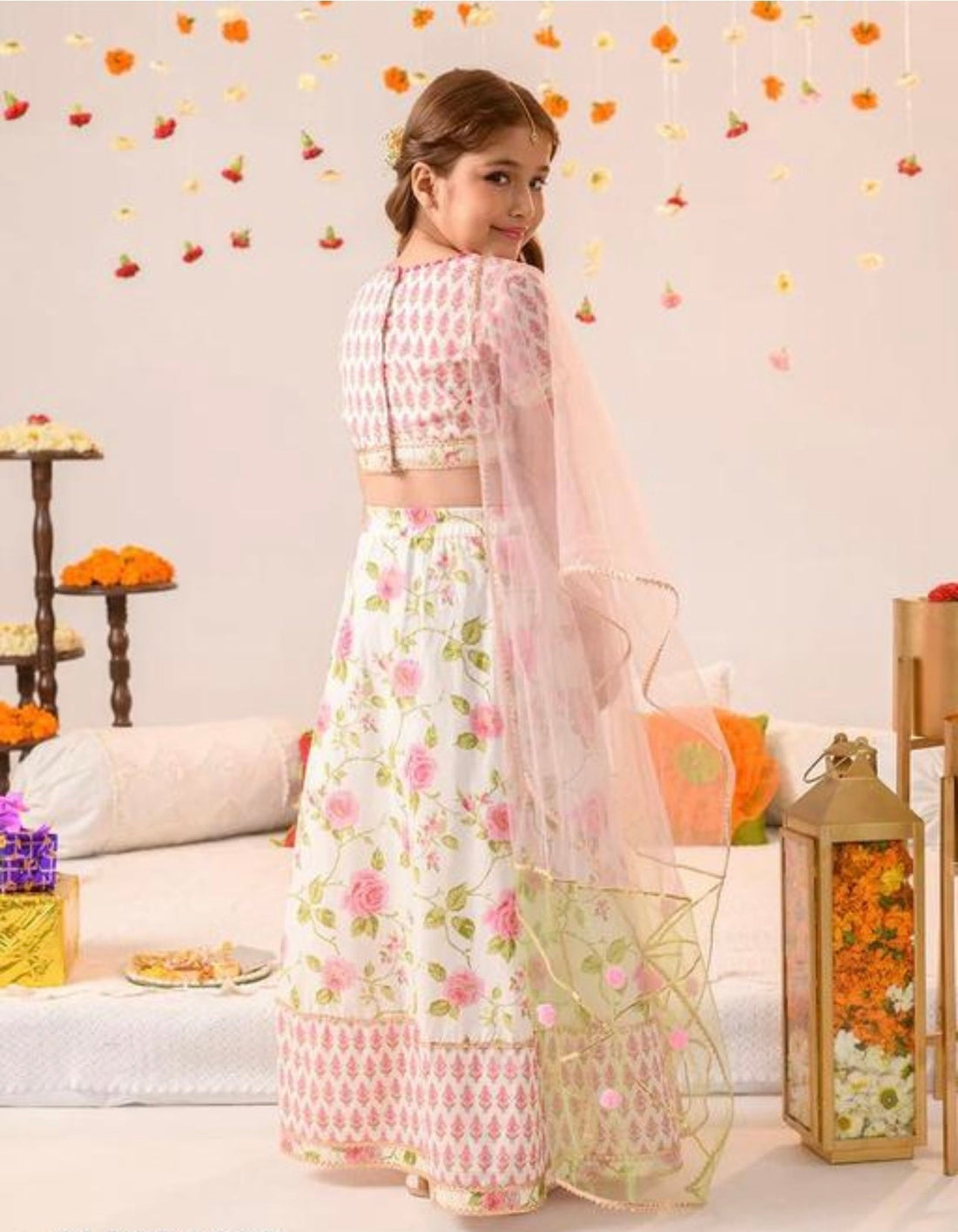 Girls party wear lehenga choli set