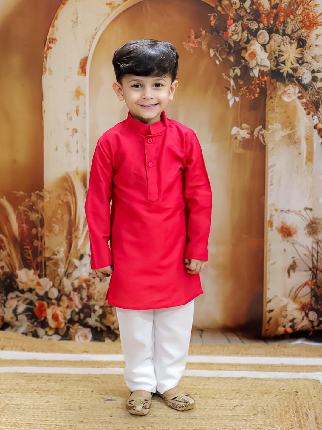 Arjun kurta pajama jacket set- silk