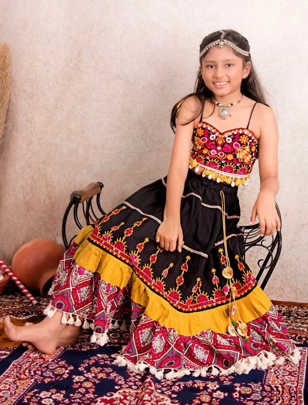 Ghoomar lehenga choli set