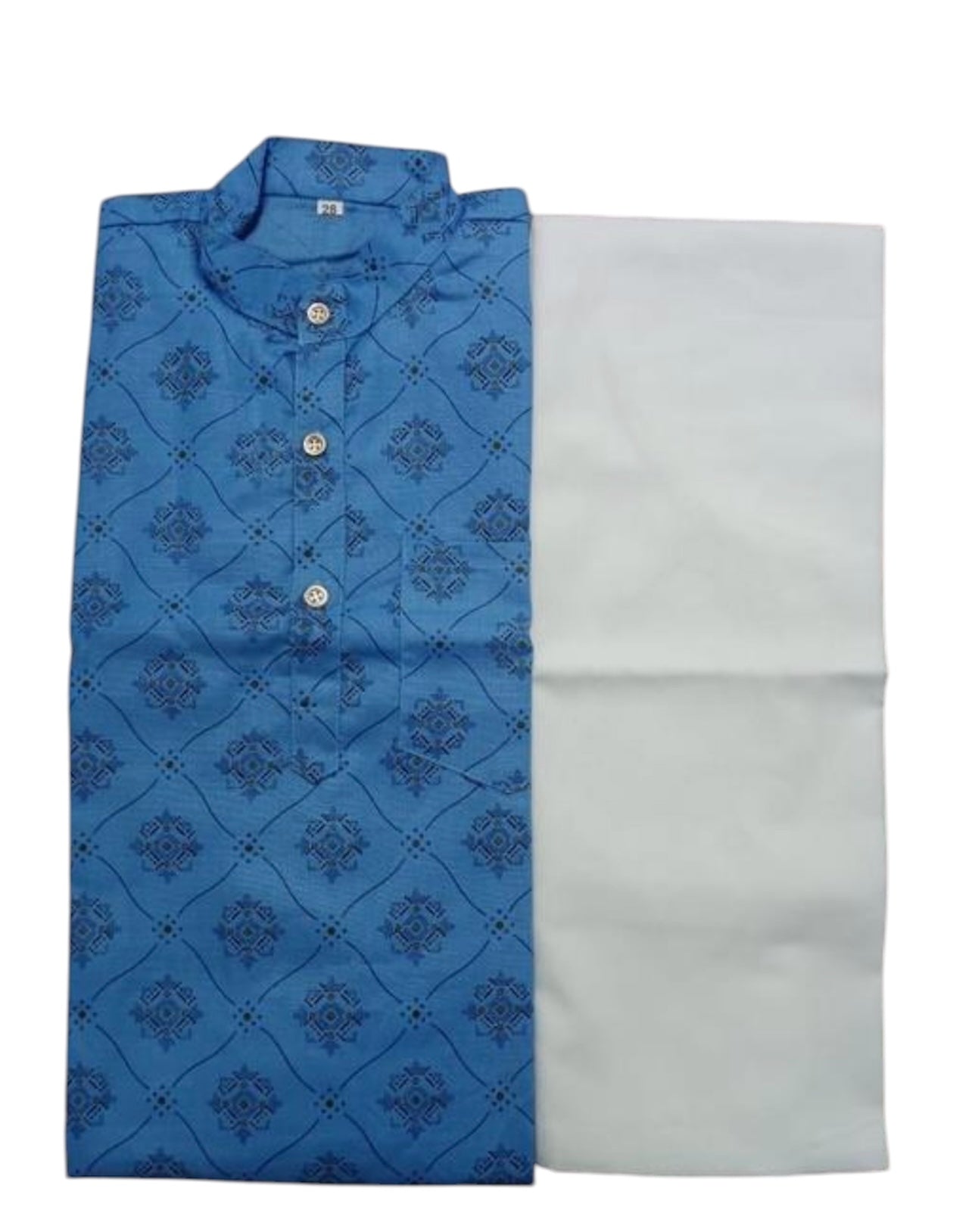 Boys blue kurta pajama set