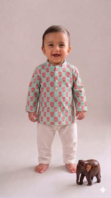Ladoo boys infant kurta pajama set