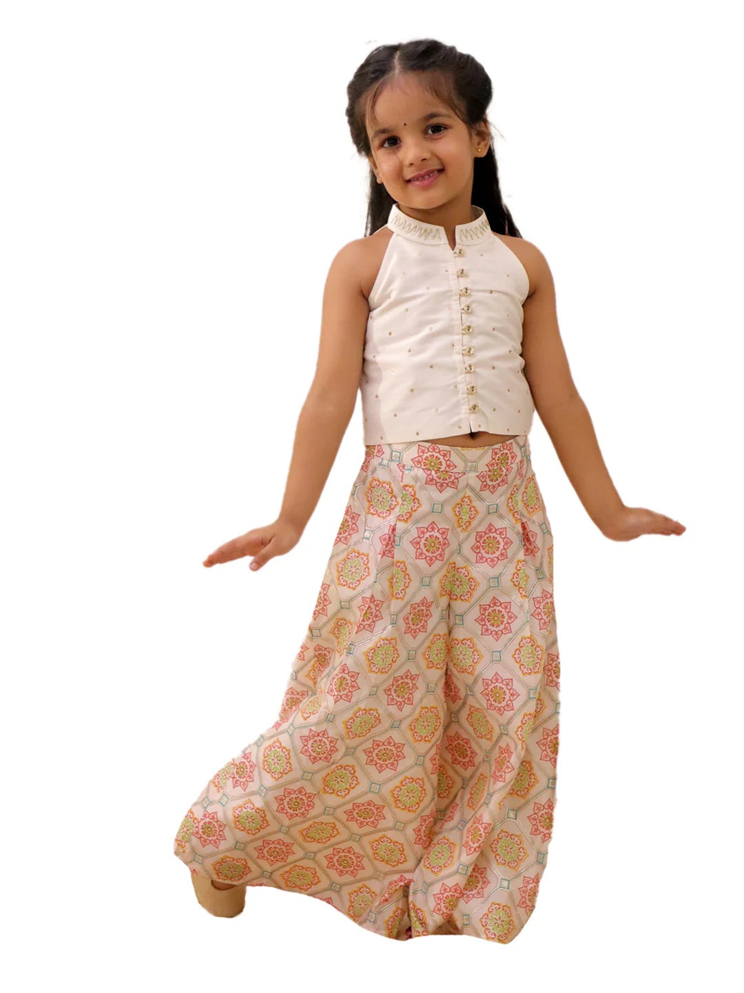 Mehfil off white cord set