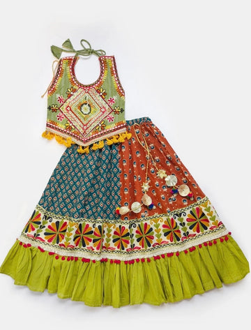 Ghoomar lehenga choli set