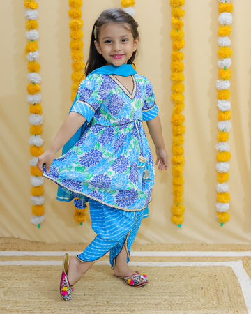 Shagun girls dhoti dupatta set
