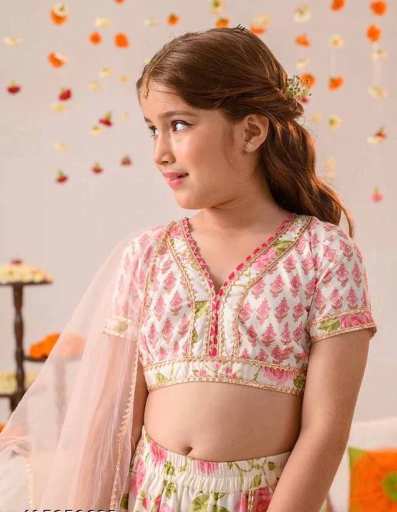 Girls party wear lehenga choli set