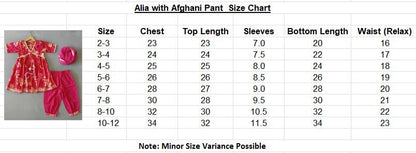 Bodhi Greenish yellow Alia cut top with Afghani pants set