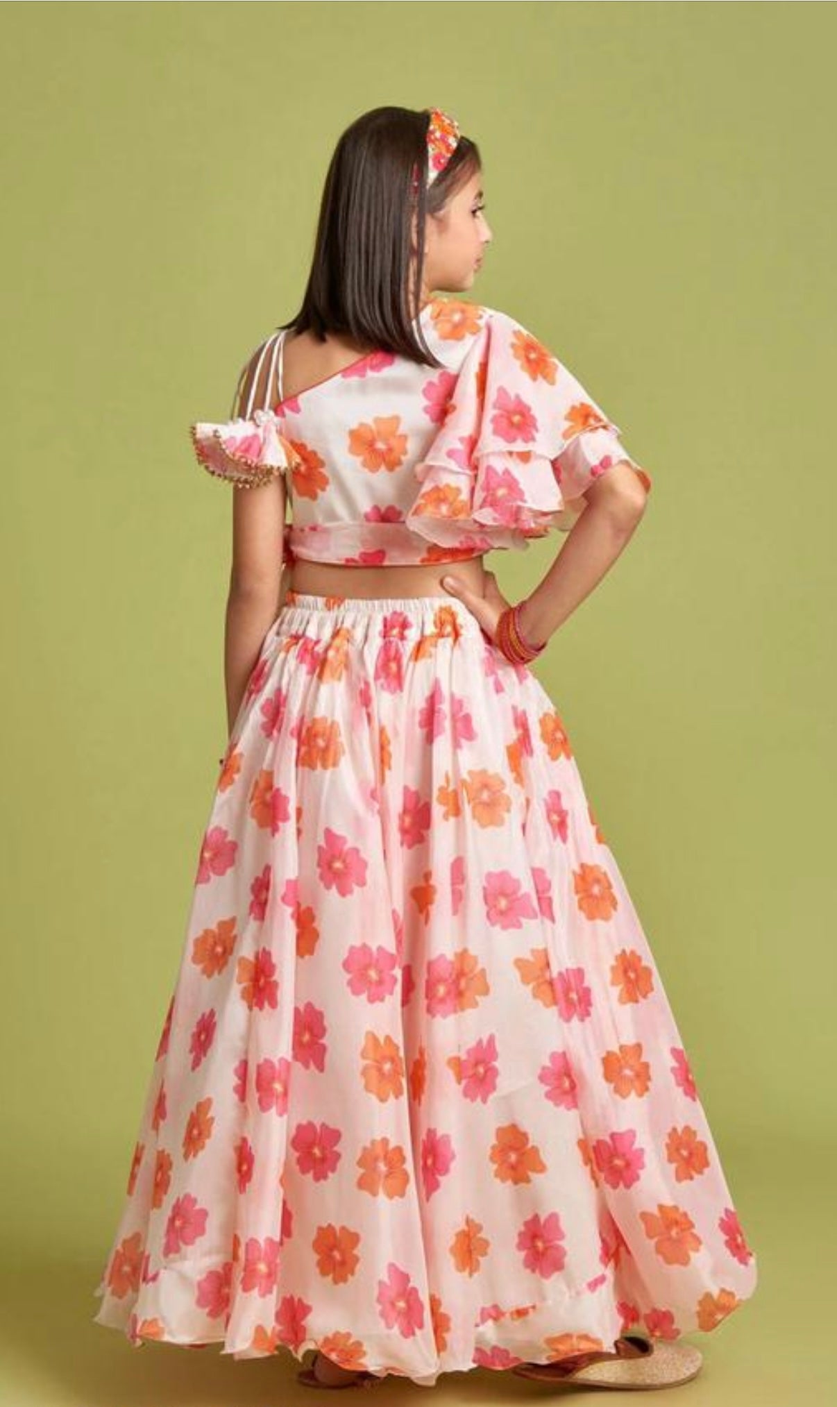 Girls georgette lehenga choli set
