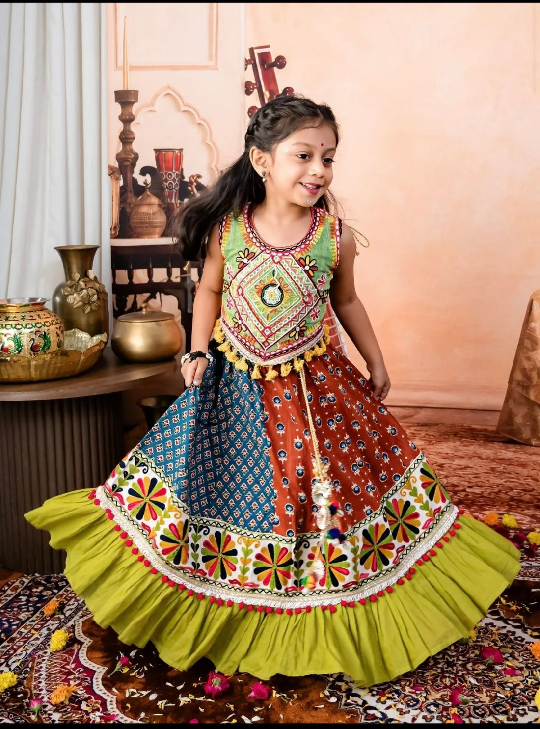 Ghoomar lehenga choli set