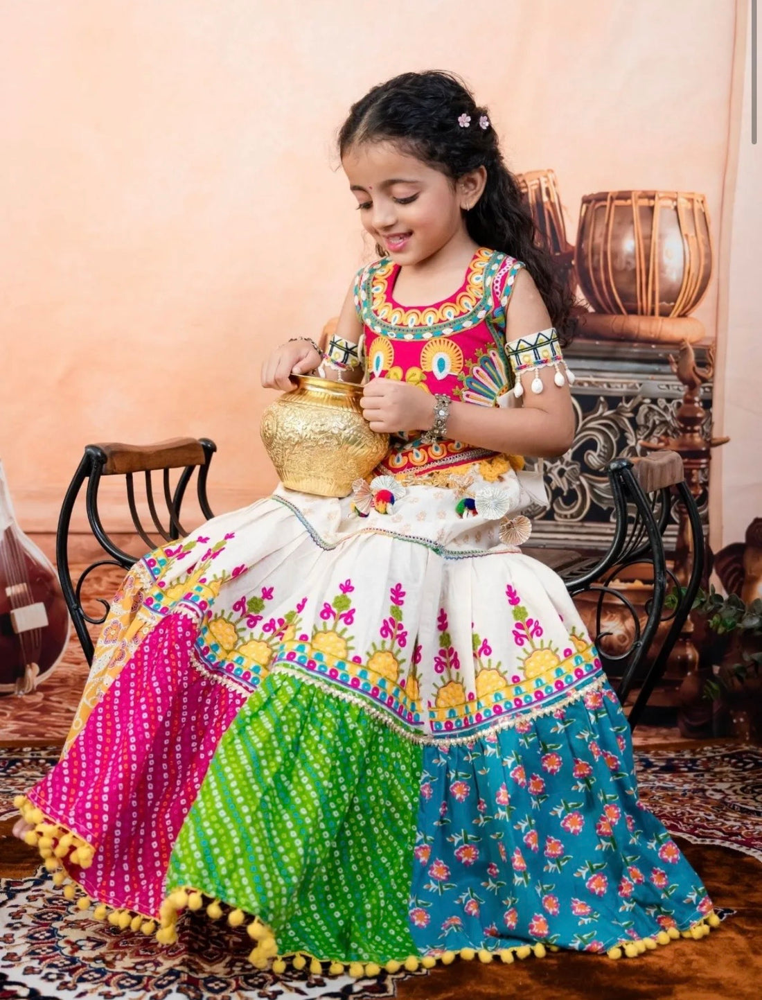 Ghoomar girls Chaniya choli set