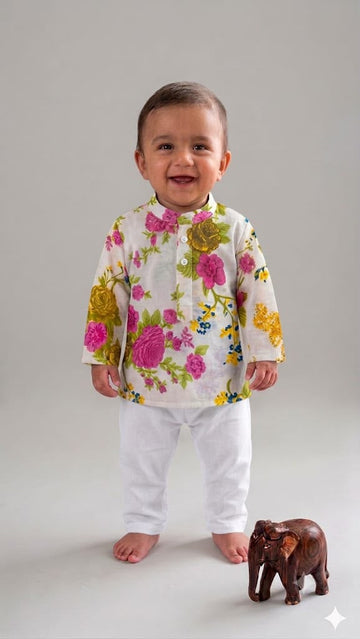 Ladoo boys infant kurta pajama set