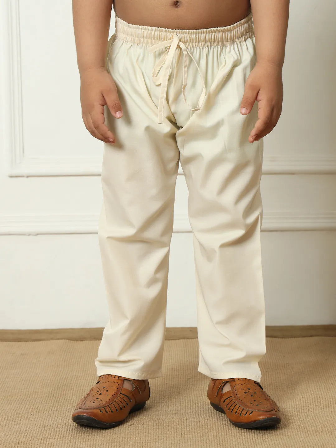 Boys straight style silk fabric olive color kurta and pyjama with nehru jacket
