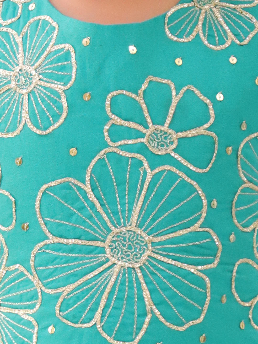 Mehfil sea green dhoti set
