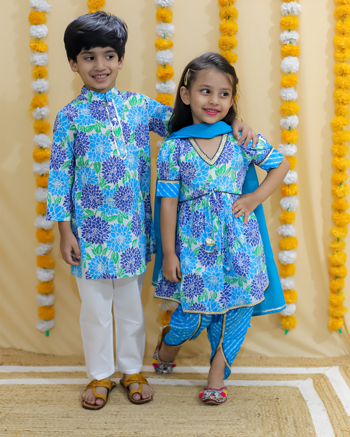 Shagun girls dhoti dupatta set