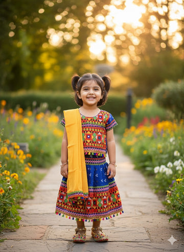 Chaniya choli ink blue