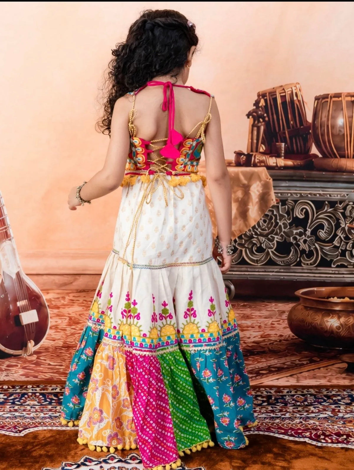 Ghoomar girls Chaniya choli set
