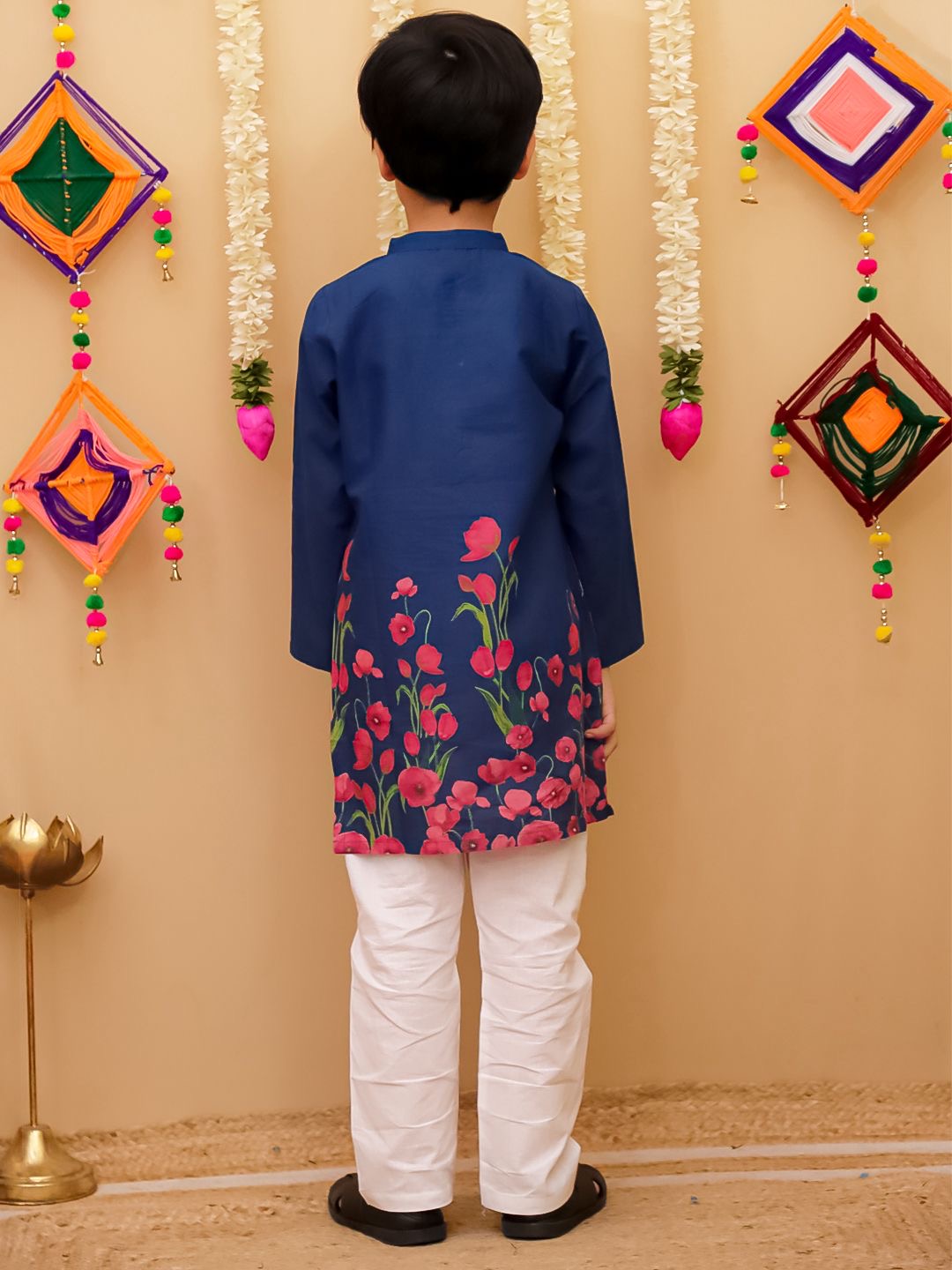Inayat deep blue kurta pajama set