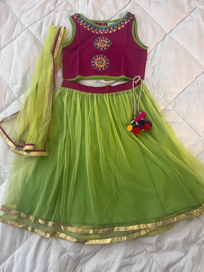 Kapasii (Premium) Princess Tuk lehenga set with dupatta - Amarnath