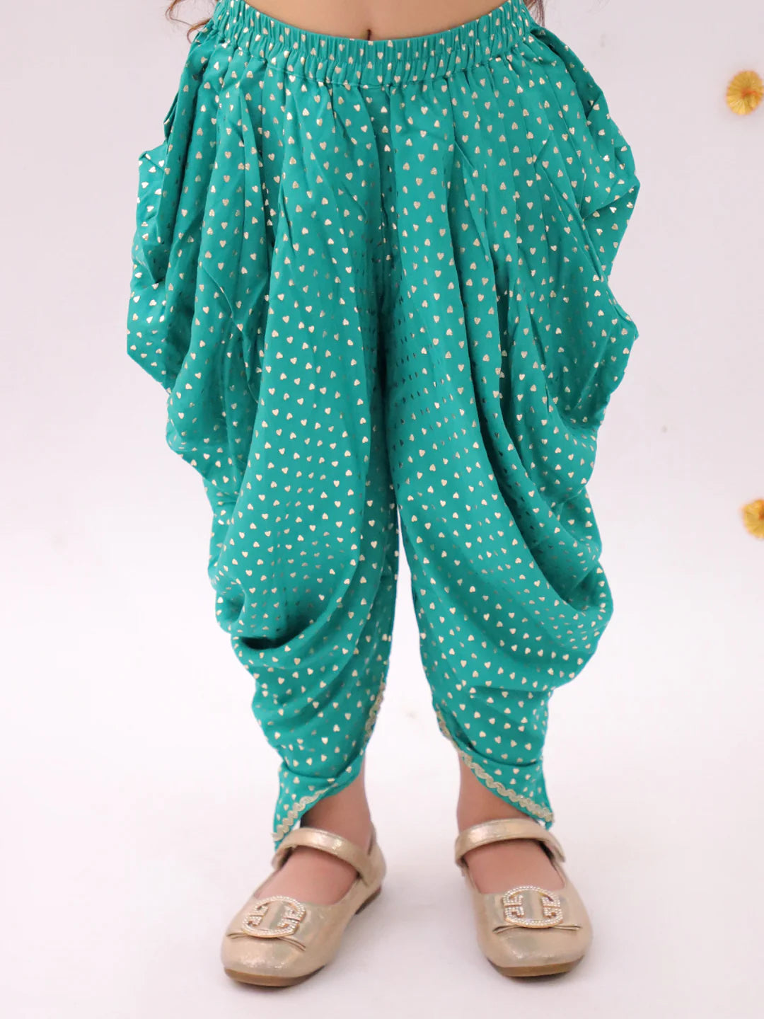 Mehfil sea green dhoti set