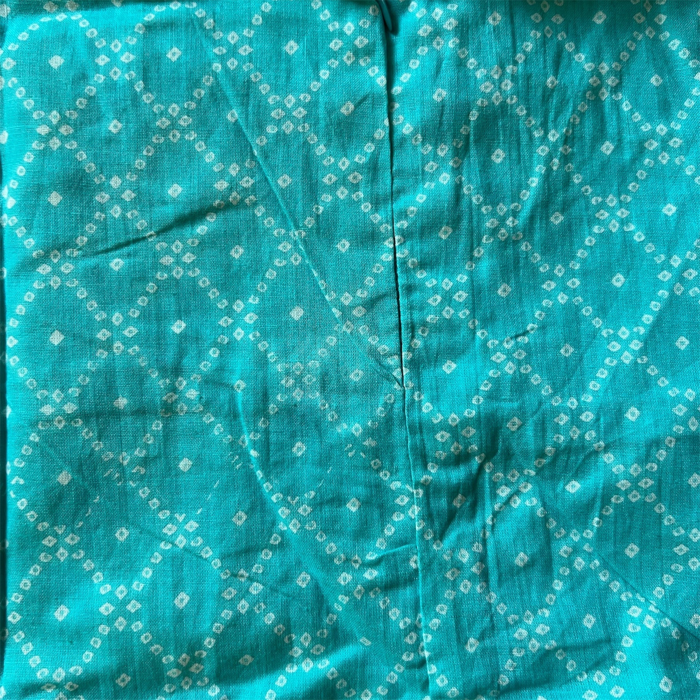 Ethnic frock - blue bandhni