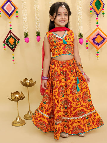 Inayat yellow green lehenga choli set