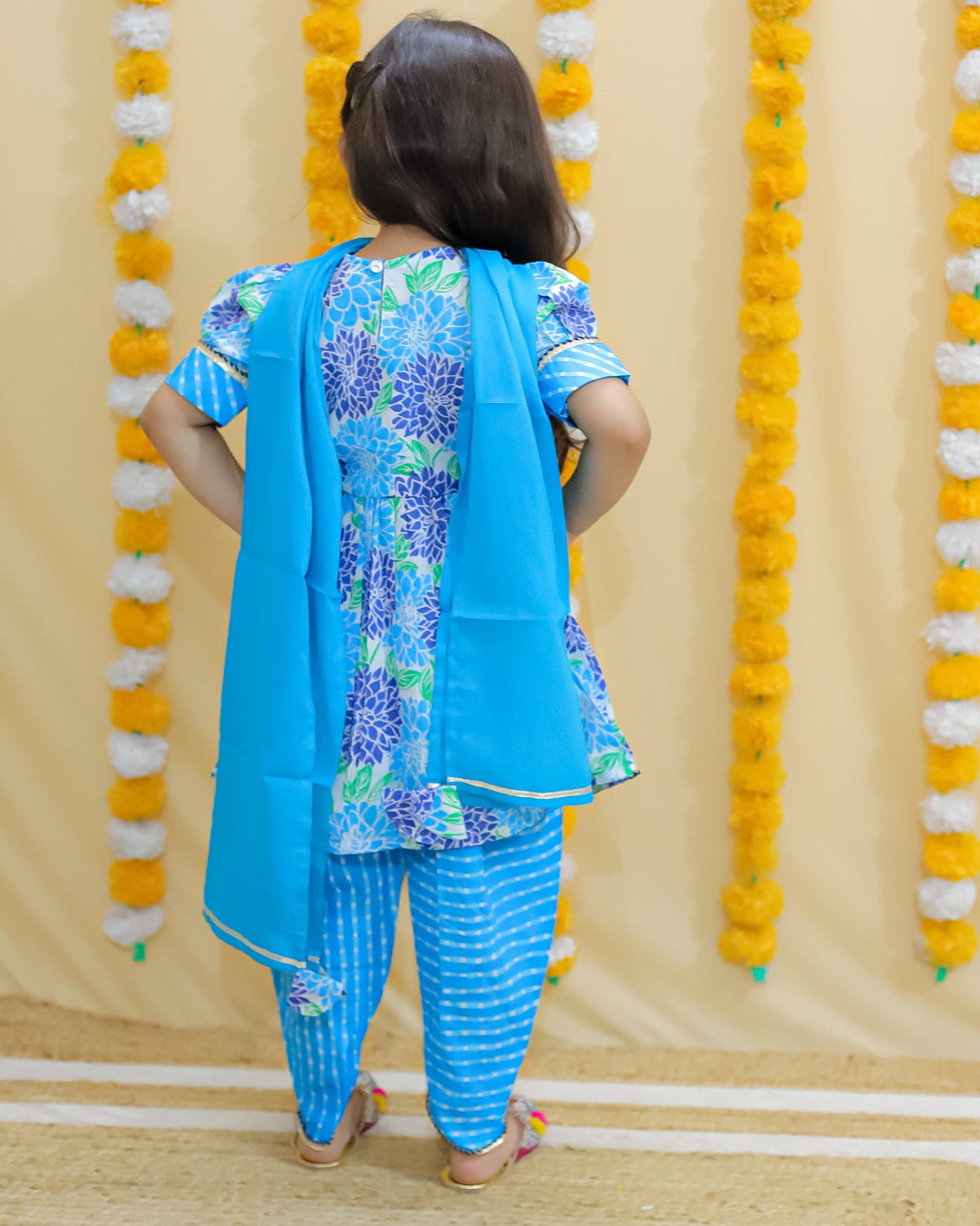 Shagun girls dhoti dupatta set