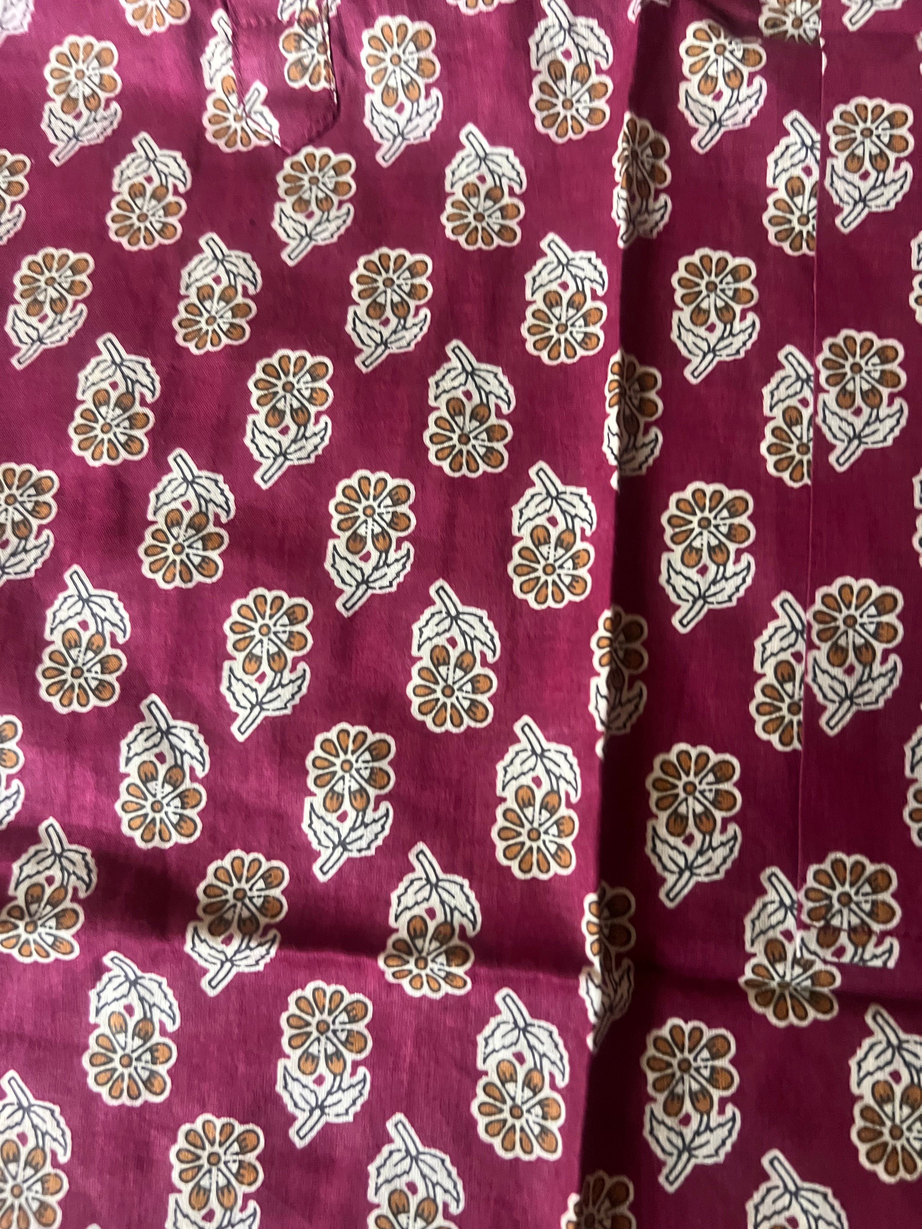 Utsav violet kurta pajama jacket set