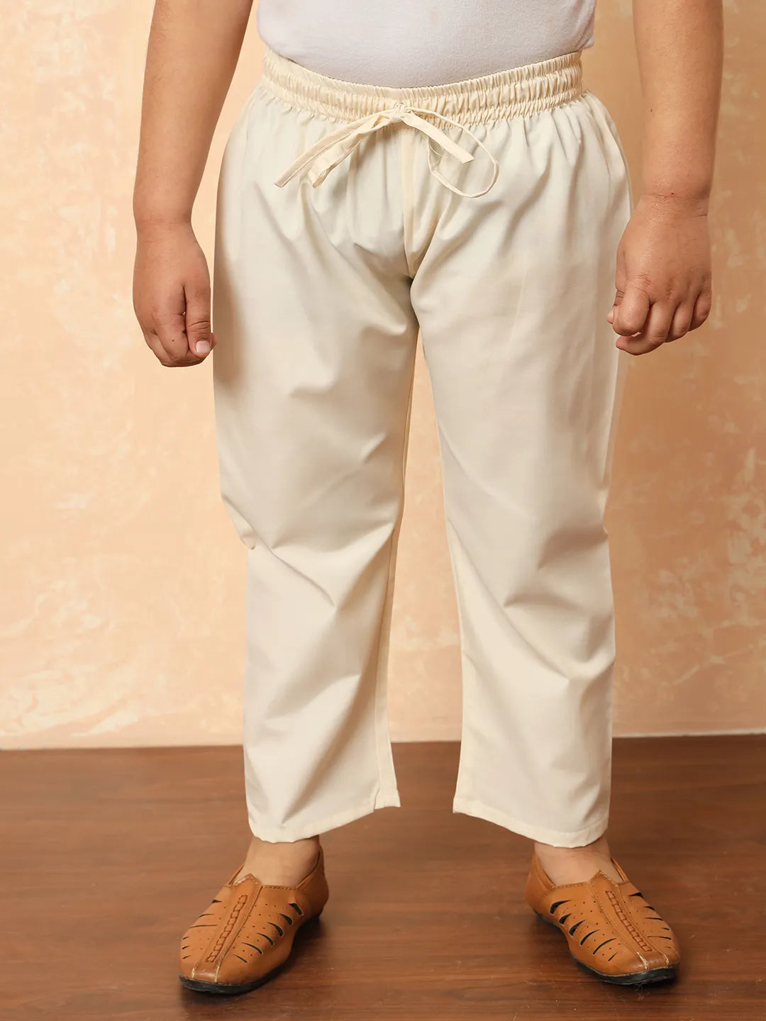 Boys straight style kota doria fabric multicolor color kurta and pyjama