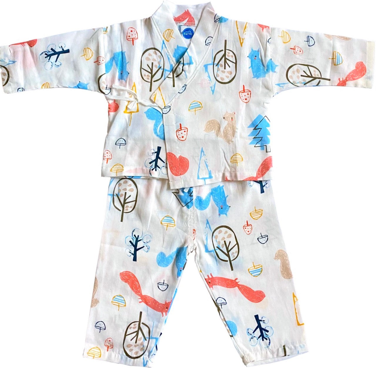 Skippy Squirrel: Muslin Play Suit
