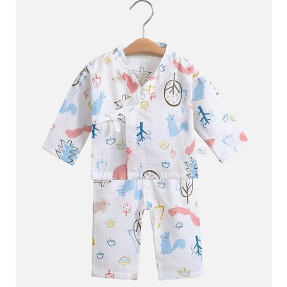 Skippy Squirrel: Muslin Play Suit