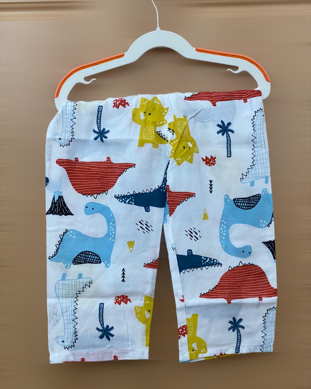 Cassie the Dino Muslin Play Suit