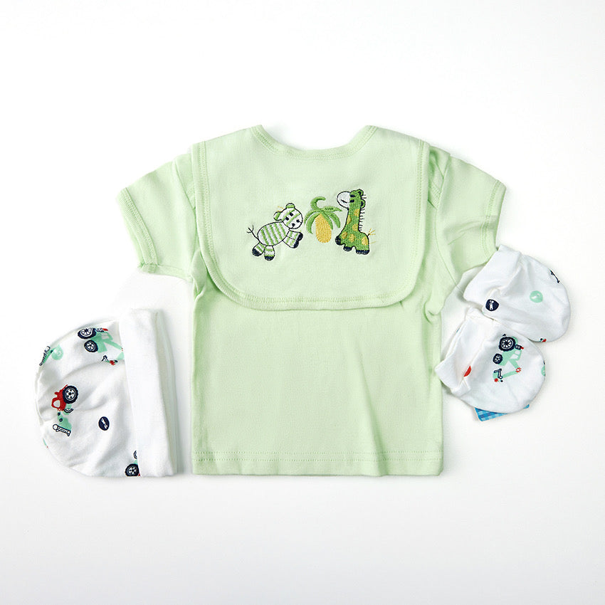 Retro  -  8 Piece Organic New Born Set