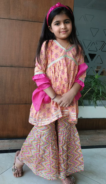 Mehek - Alia cut sharara set with dupatta