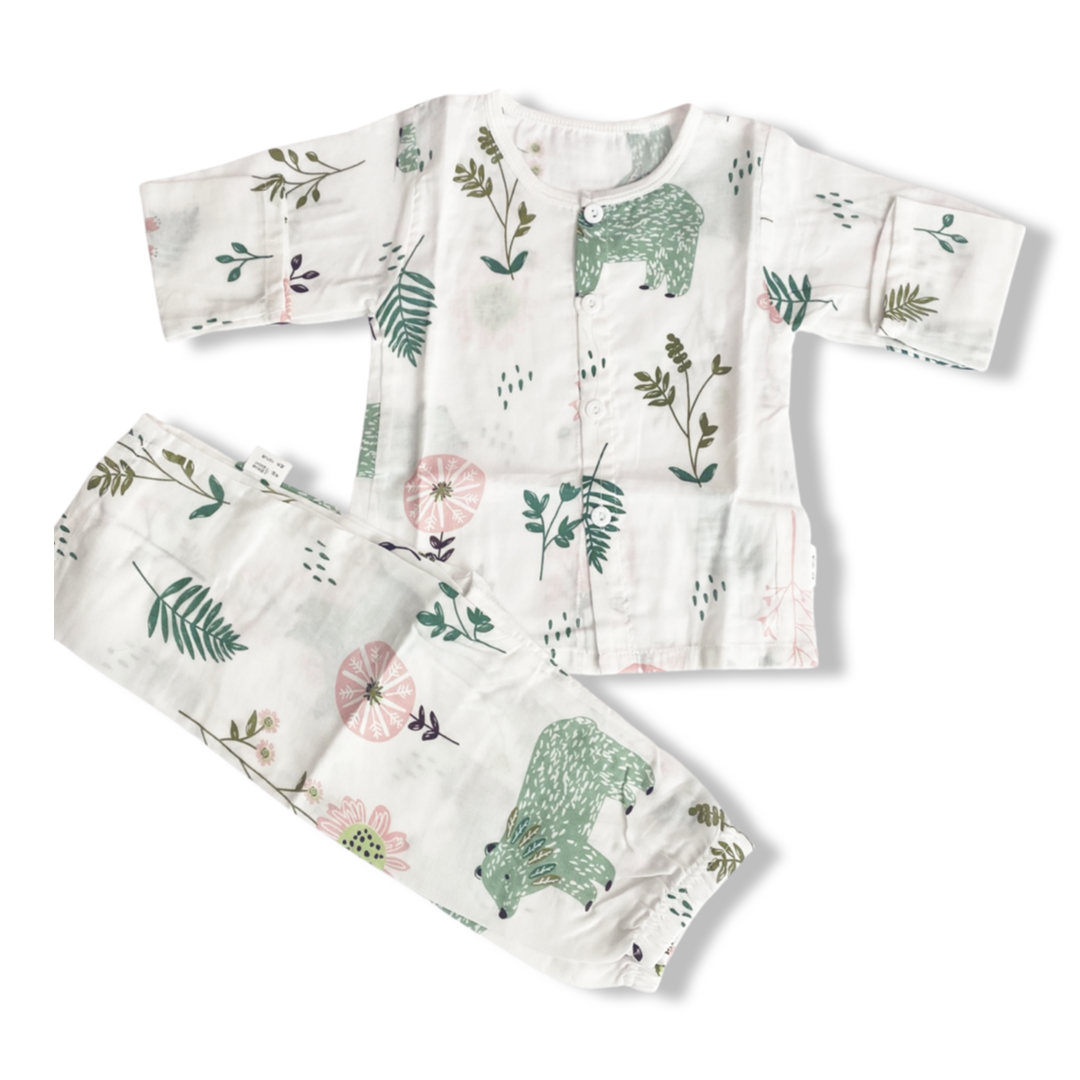 Pooh the Bear Muslin Play Suit