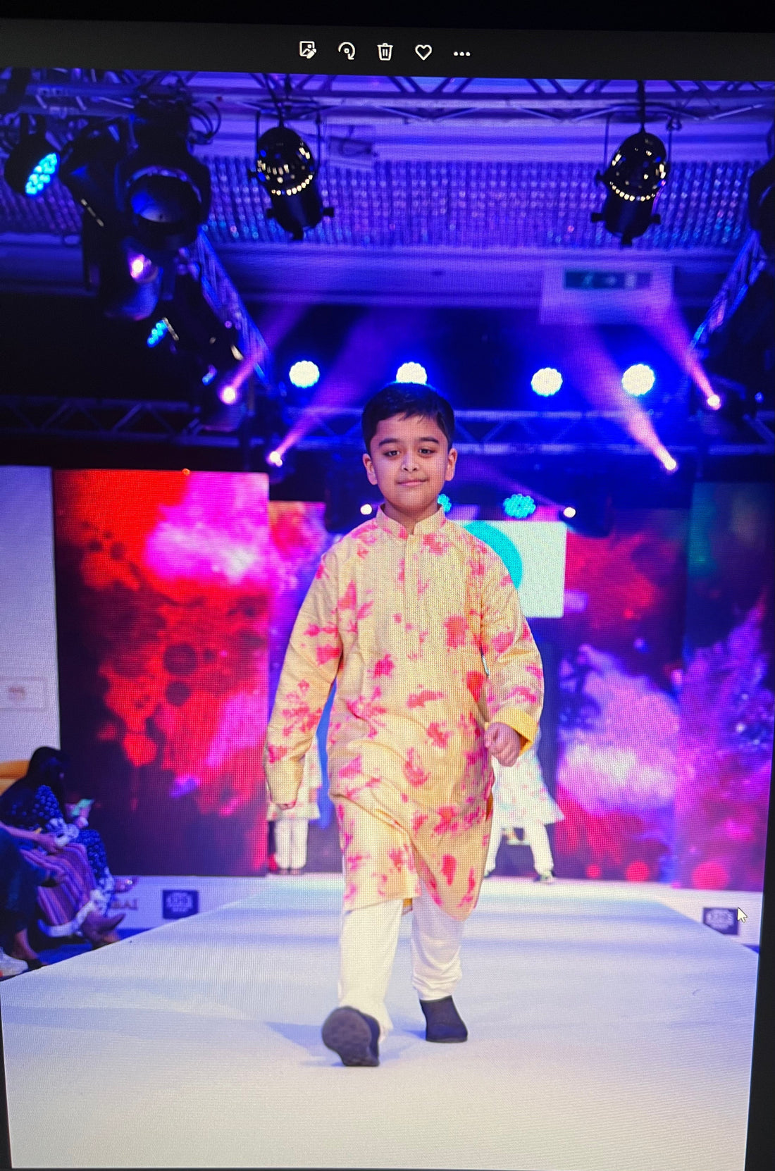 Kapasii (Premium) - Rajwad tie dye premium kurta pajama set for the big boys (6-14 Yearsears)