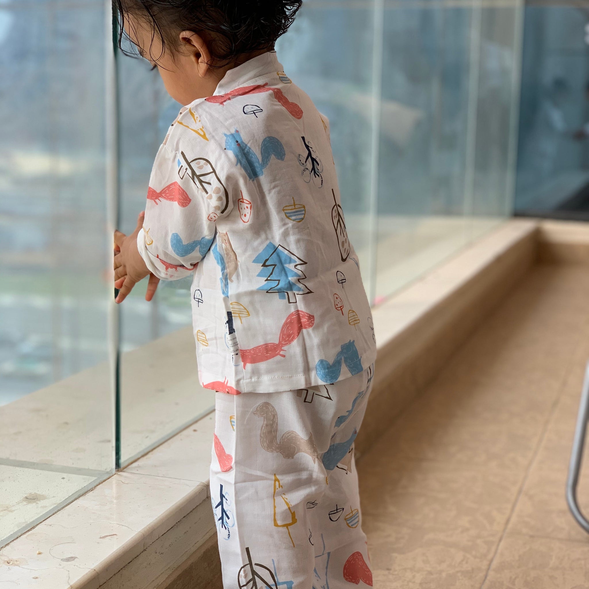 Skippy Squirrel: Muslin Play Suit