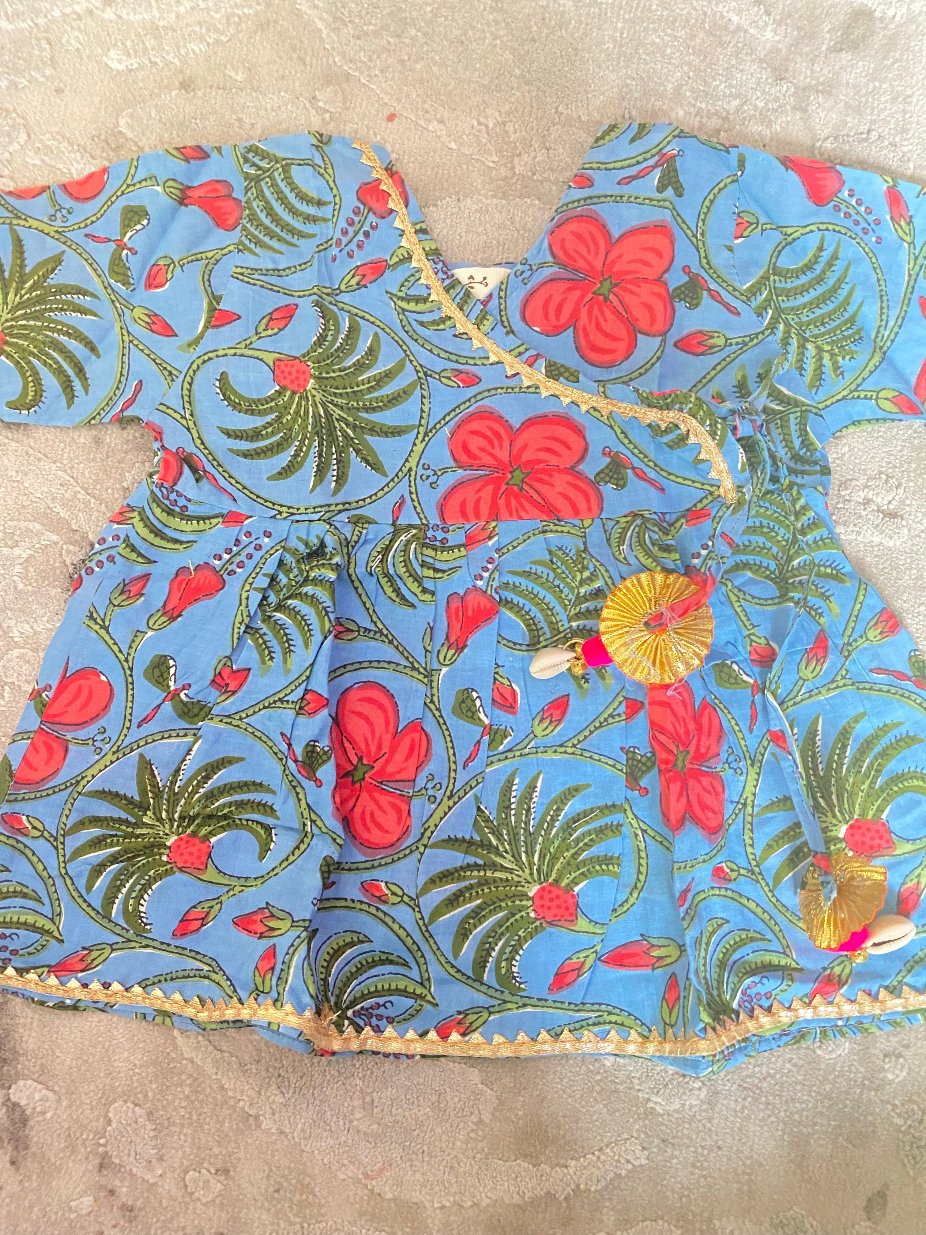 Kapasii - Jasmine blue sharara set