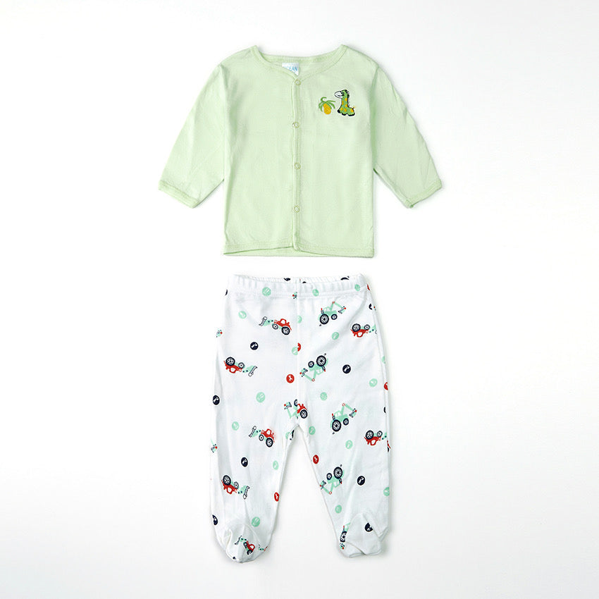 Retro  -  8 Piece Organic New Born Set