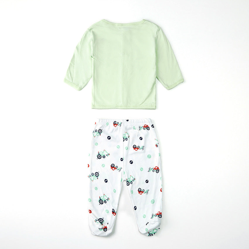 Retro  -  8 Piece Organic New Born Set