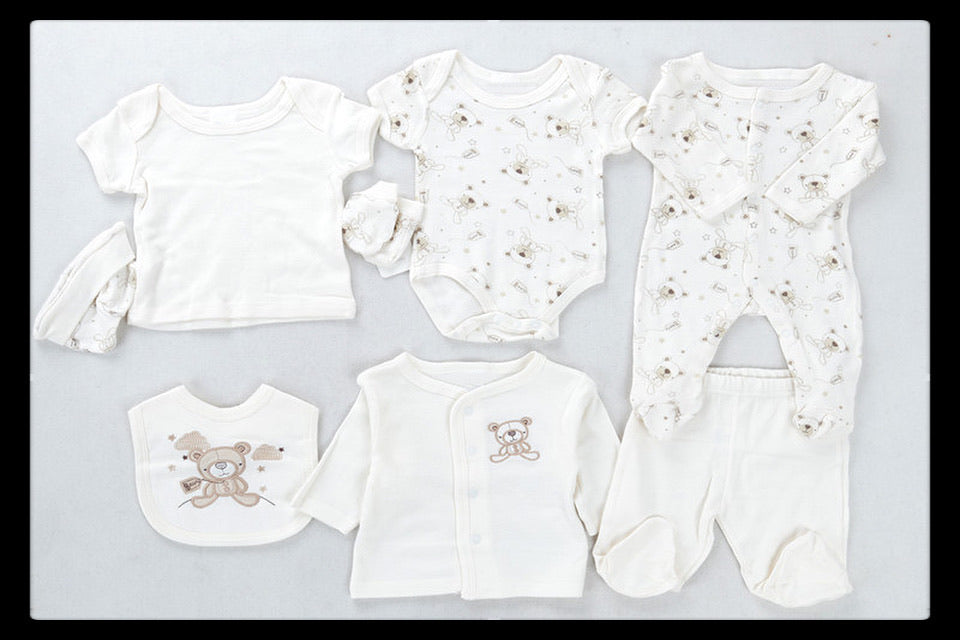 Mr Bean- 8pc Organic Newborn Baby Set