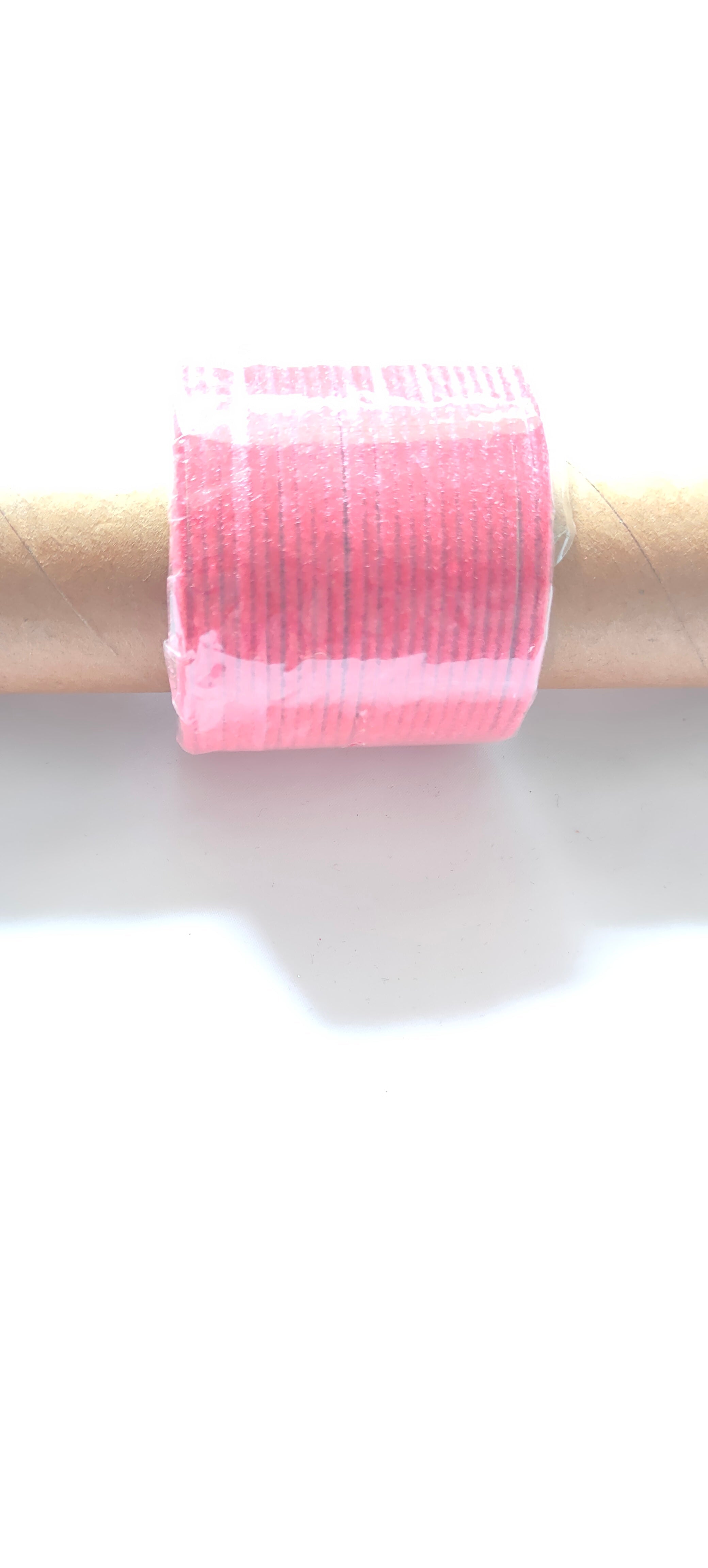 Pink velvet bangles